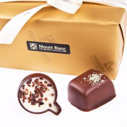 Ballotin Gold no.1 mix pralin bez alkoholu. Czekoladki belgijskie - MountBlanc - 2
