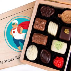 Czekoladki na prezent Decor Duo Light Super Babcia - MountBlanc - 4