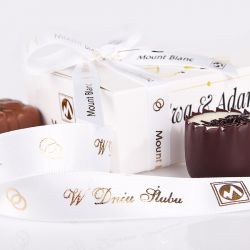Czekoladki Mini Ballotin White no.3. Podziękowania dla gości weselnych - MountBlanc - 3