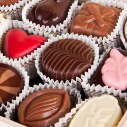 Czekoladki ślubne Luxury Trio z życzeniami. Prezent na wesele - MountBlanc - 4