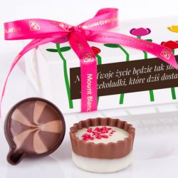 Czekoladki Mini Ballotin White no.3 prezent imieninowy - MountBlanc - 3