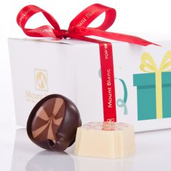 Czekoladki Ballotin White no.1 na prezent na urodziny - MountBlanc - 3