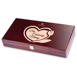 Czekoladowe pralinki na dzień mamy Decor Trio z napisem Dla cudownej mamy - MountBlanc - 2