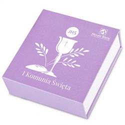 Bombonierka komunia Finesse Lavender no.2 słodkości na komunię dla dziewczynki - MountBlanc - 2