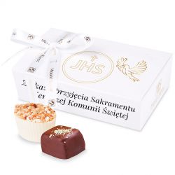 Mini Ballotin White no.3 z okazji Pierwszej Komunii Świętej - MountBlanc - 2