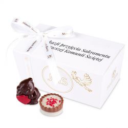 Czekoladki Ballotin White no.1 z okazji Pierwszej Komunii Świętej - MountBlanc - 2