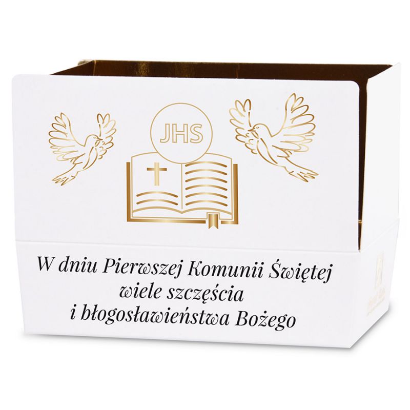 Czekoladki na Pierwszą Komunię Mini Ballotin White no.3 - MountBlanc - 1