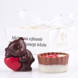 Czekoladki na komunię Mini Ballotin White no.2 z Twoimi życzeniami - MountBlanc - 3