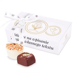 Mini Ballotin White no.3 z Twoimi życzeniami na Pierwszą Komunię Świętą - MountBlanc - 2