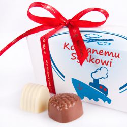 Czekoladki dla dzieci Ballotin White no.1 Kochanemu Synkowi - MountBlanc - 3