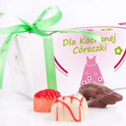 Czekoladki dla dziewczynki Ballotin White no.2 Dla Kochanej Córeczki - MountBlanc - 3