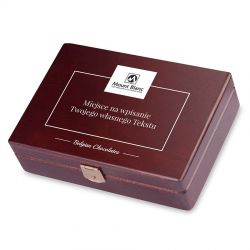 Szkatułka Decor z nadrukowanym Twoim tekstem. Personalizowane czekoladki - MountBlanc - 2