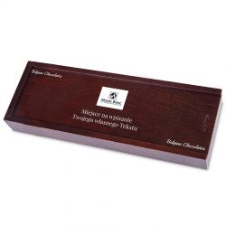 Szkatułka Smooth Duo z Twoim tekstem. Czekoladki z nadrukiem - MountBlanc - 2