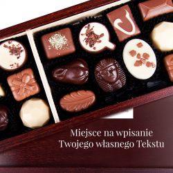 Szkatułka Smooth Duo z Twoim tekstem. Czekoladki z nadrukiem - MountBlanc - 4