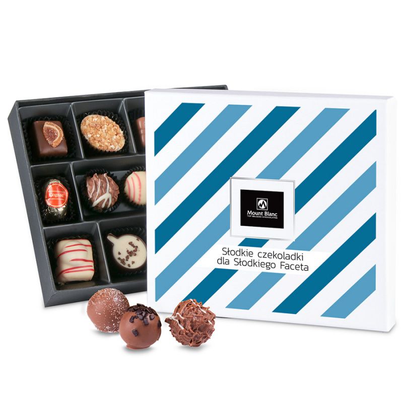 Bombonierka dla mężczyzny Premium White - MountBlanc - 1