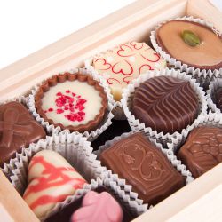 Czekoladki z okazji ślubu Smooth Light - MountBlanc - 3