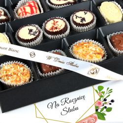 Bombonierka Premium White z okazji rocznicy ślubu - MountBlanc - 4