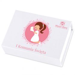 Prezent na pierwszą komunię świętą dla dziewczynki Finesse White - MountBlanc - 2