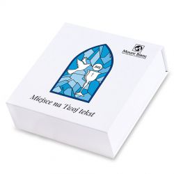 Bombonierka na komunię Finesse White no.2 z Twoimi życzeniami - MountBlanc - 2