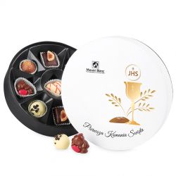 Bombonierka na komunie Vintage White no.1 - MountBlanc - 1