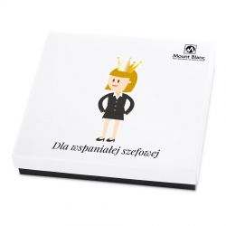 Bombonierka Premium White Dla wspaniałej szefowej - MountBlanc - 2