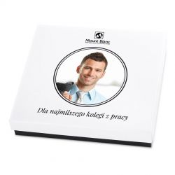 Pralinki firmowe Premium White Dla najmilszego kolegi z pracy ze zdjęciem - MountBlanc - 2