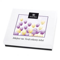 Bombonierka Premium White z Twoimi życzeniami na imieniny - MountBlanc - 2