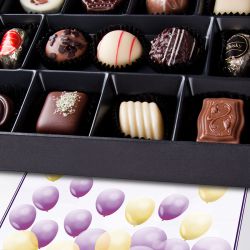 Bombonierka Premium White z Twoimi życzeniami na imieniny - MountBlanc - 4