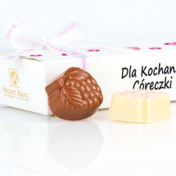 Czekoladki dla dziewczynki Mini Ballotin White no.5 Dla Kochanej Córeczki - MountBlanc - 2