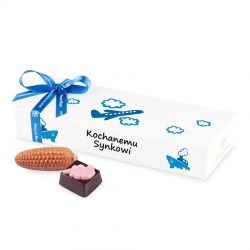 Prezent na Dzień Dziecka dla chłopca Mini Ballotin White no.5 Kochanemu Synkowi - MountBlanc - 2