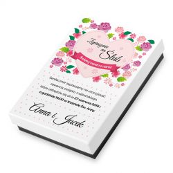 Bombonierka zaproszenie ślubne z Twoim tekstem - MountBlanc - 2