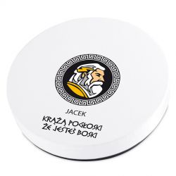 Czekoladki na Dzień Chłopaka Vintage White no.1 z imieniem Twojego chłopaka - MountBlanc - 2