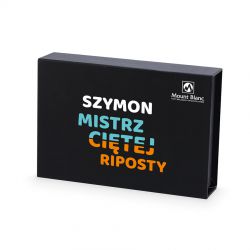 Czekoladki z imieniem chłopaka Chocolate Box Black Mini - MountBlanc - 2