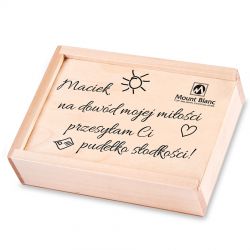 Czekoladki na prezent Smooth Light słodkości z imieniem Twojego chłopaka - MountBlanc - 2