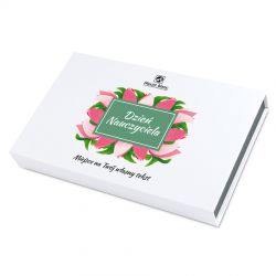 Prezent na Dzień Nauczyciela Chocolate Box White z Twoimi życzeniami - MountBlanc - 2