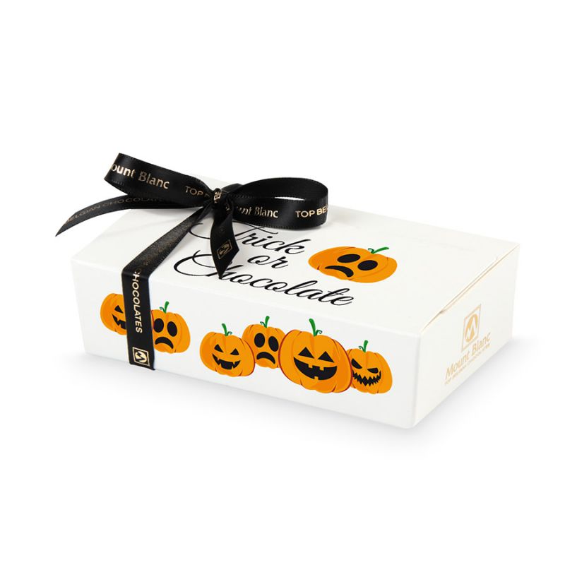 Zestaw czekoladek na Halloween Mini Ballotin White no.3 - MountBlanc - 1 Zestaw czekoladek na Halloween Mini Ballotin White no.3 - MountBlanc - 1