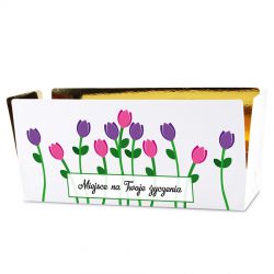 Czekoladki na Dzień Babci Mini Ballotin White no.5 z Twoimi życzeniami - MountBlanc - 2