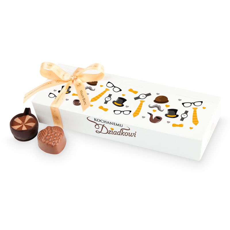 Prezent na Dzień Dziadka Mini Ballotin White no.5 - MountBlanc - 1