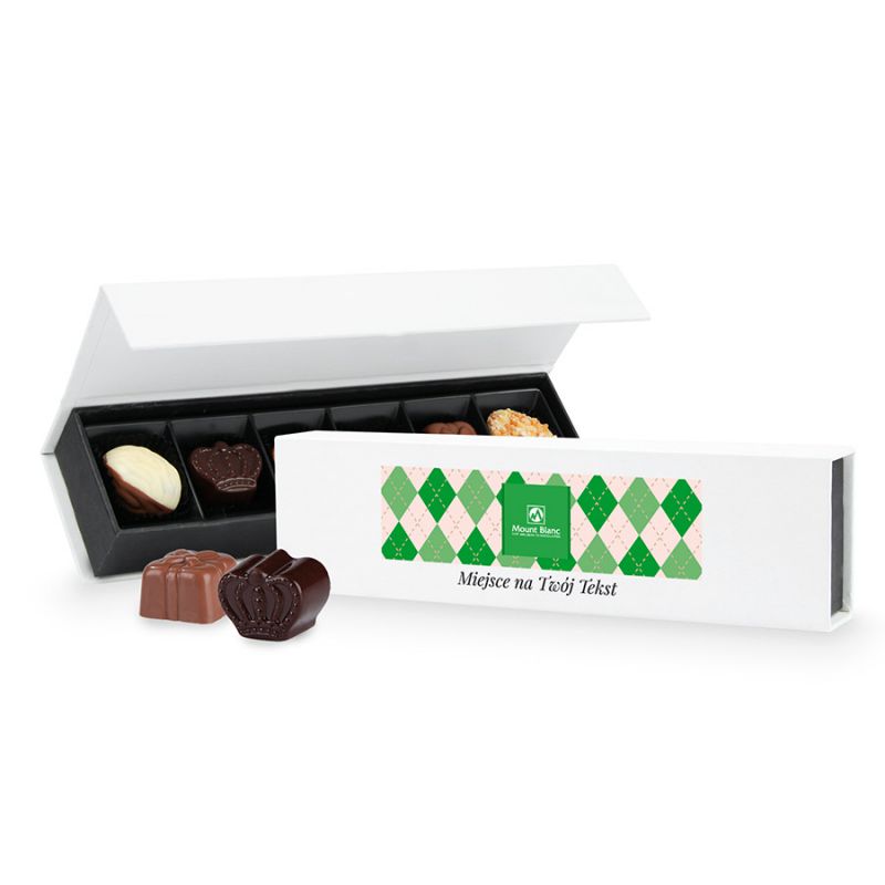 Bombonierka na Dzień Dziadka Chocolate Box Long Mini z Twoimi życzeniami - MountBlanc - 1