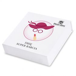 Bombonierka dla babci Finesse White no.3 Super Babcia z Twoim imieniem - MountBlanc - 2