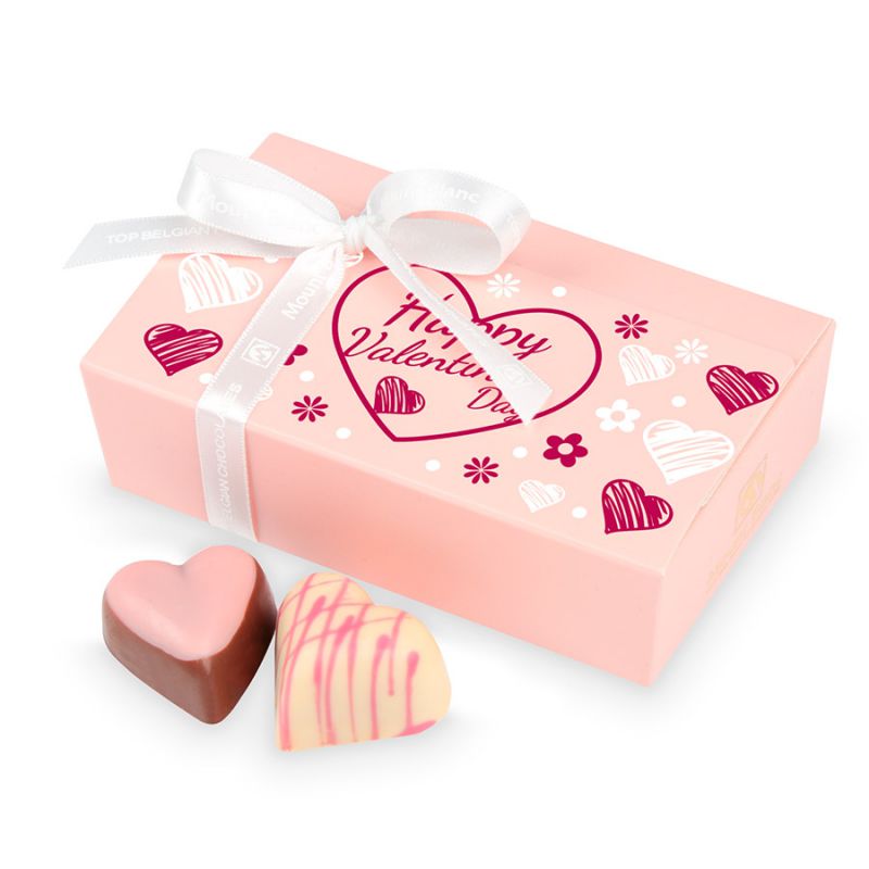 Prezent z okazji Walentynek Mini Ballotin Pink no.3 - MountBlanc - 1
