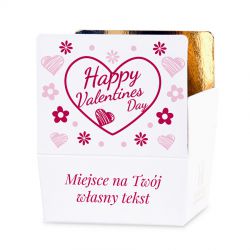 Czekoladki na Walentynki Mini Ballotin White no.2 z Twoim tekstem - MountBlanc - 2