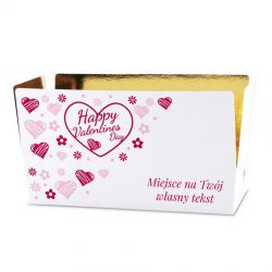 Czekoladki Mini Ballotin White no.4 z Twoimi życzeniami na Walentynki - MountBlanc - 2