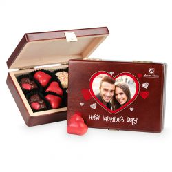 Czekoladowy upominek na Walentynki Decor Dark Happy Valentine's Day - MountBlanc - 1