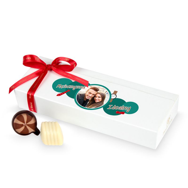 Prezent dla mężczyzny Mini Ballotin White no.5 Mężczyzna Idealny - MountBlanc - 1