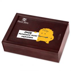 Szkatułka dla faceta Smooth Dark z Twoim imieniem - MountBlanc - 2