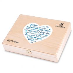 Czekoladowy prezent dla mężczyzny Decor Duo Light z Twoim imieniem - MountBlanc - 2