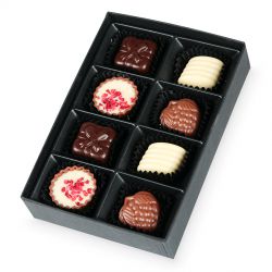 Czekoladowe zaproszenie na Pierwszą Komunię Świętą Premium White Mini z Twoim tekstem - MountBlanc - 3