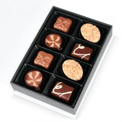 Bombonierka Chocolate Box White Mini, zaproszenie na komunię z Twoim tekstem - MountBlanc - 3