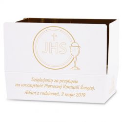 Mini Ballotin White no.3, podziękowania dla gości komunijnych - MountBlanc - 2